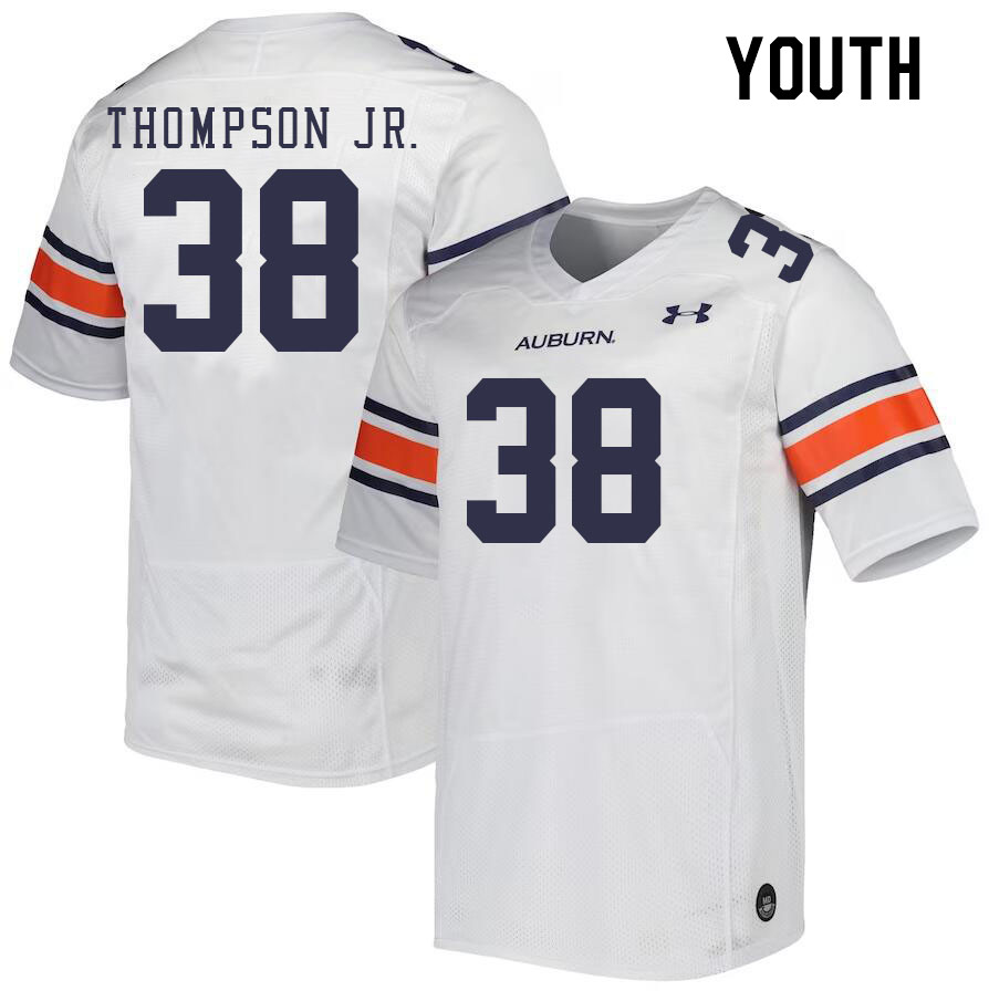 Youth #38 Paul Thompson Jr. Auburn Tigers College Football Jerseys Stitched Sale-White